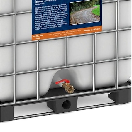 One Shot 1 Shot 275 Gal Tote Of Calcium Chloride Dust Control By Bare Ground 1S-CaCl-275T